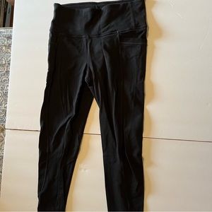 Athleta High Rise Chaturanga to Town Size Small black